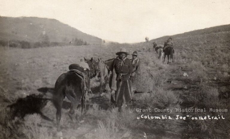 Columbia Joe on the trail (high rez) - Oregon Trail Genealogy