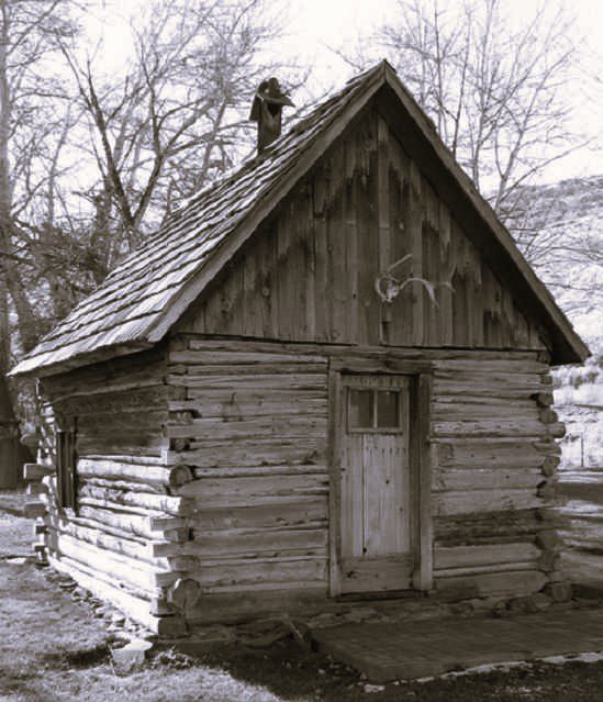 Officer, Floyd Cabin he built at Cant Ranch 2 - Oregon Trail Genealogy
